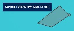 Image d'illustration de la mesure de surface.